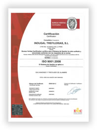 Certificado de calidad ISO9001